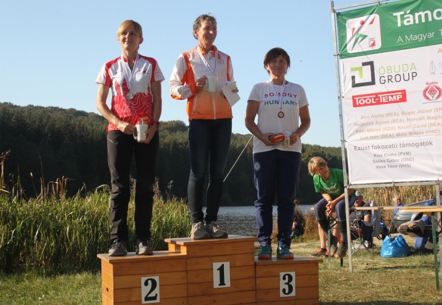 Németh Zsoltné a versenyen ezüstérmes, a szeniorok összetett pontversenyében pedig 2018. legjobb női versenyzője lett az 50-es korosztályban - Fotó: Bálint Mónika